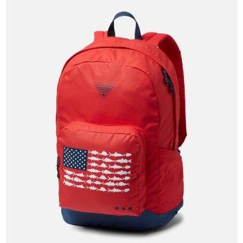 Columbia PFG Zigzag 22L, Mochilas Rojos Grises Oscuro Para Niño | 834206-UFV